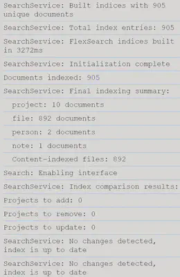 indexing
