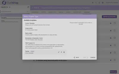 Final Available Templates View